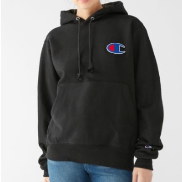Champion | Tops | Champion Big Logo Hoodie | Poshmark